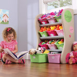 Room Organizer And Toy Storage Pink